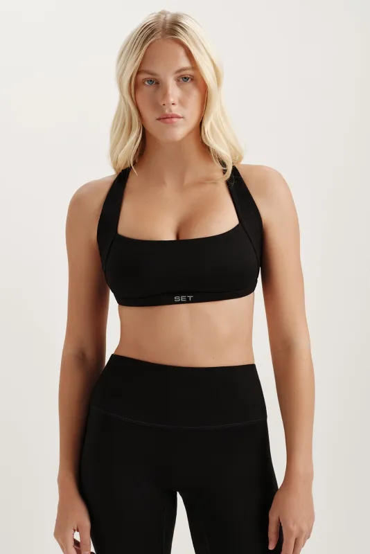 FORMCLOUD® CLOUD CROSSBACK BRA - ONYX sold by SETactive