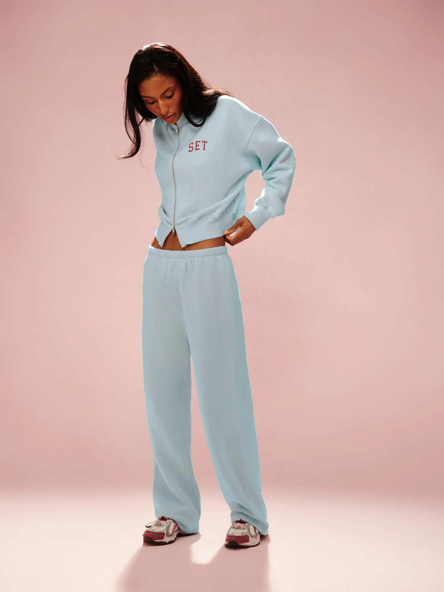 MIDWEIGHT SWEATS STAPLE STRAIGHT LEG SWEATPANTS - VERSE (BLUE) sold by SETactive product image thumbnail 2