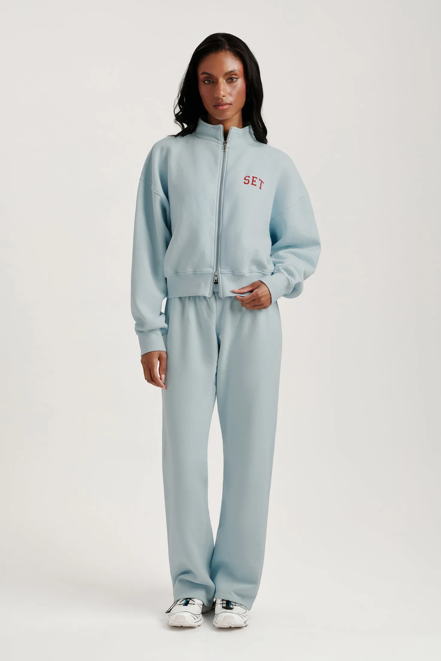 MIDWEIGHT SWEATS STAPLE STRAIGHT LEG SWEATPANTS - VERSE (BLUE) sold by SETactive product image thumbnail 3