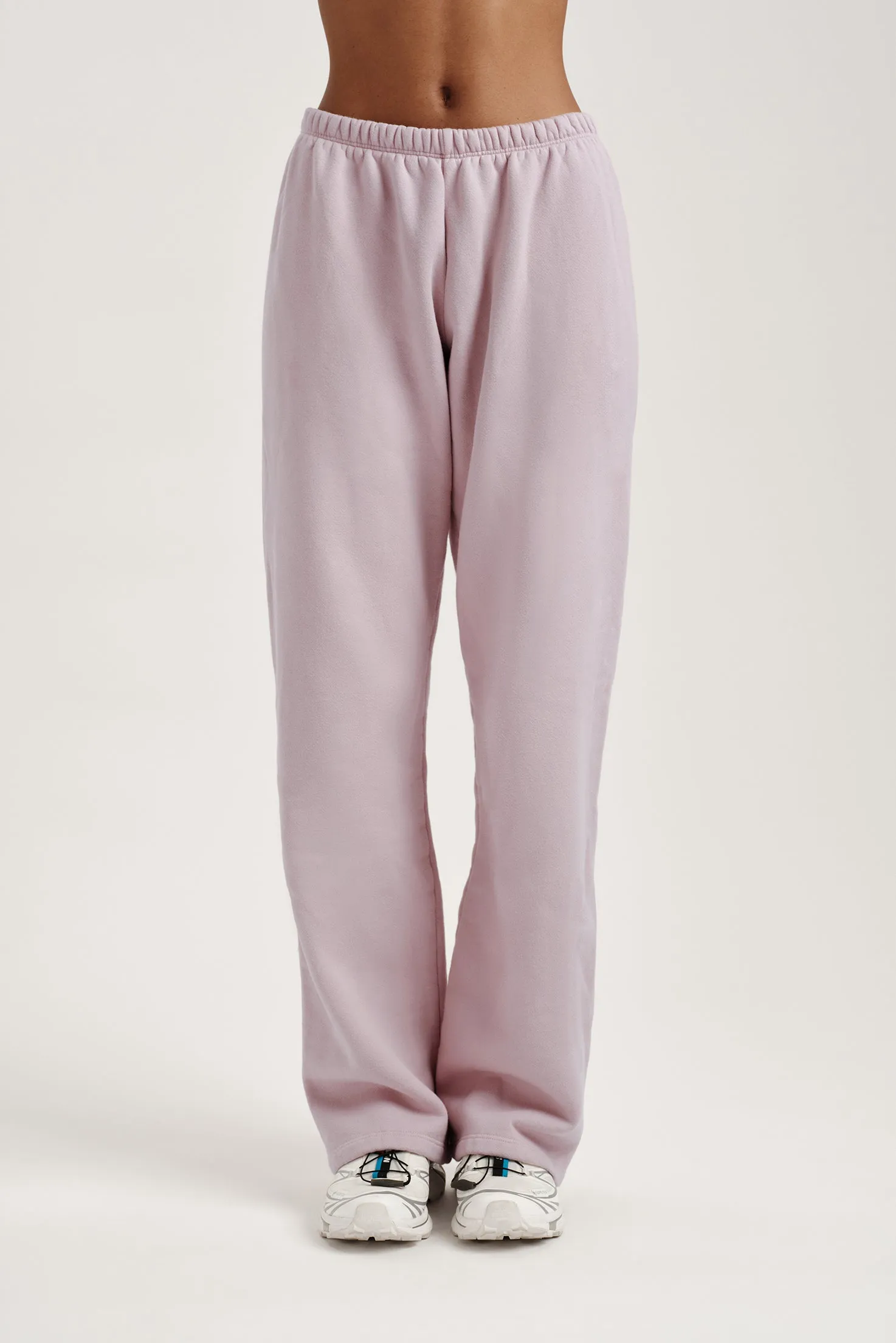 MIDWEIGHT SWEATS STAPLE STRAIGHT LEG SWEATPANTS - SONNET (PINK) sold by SETactive