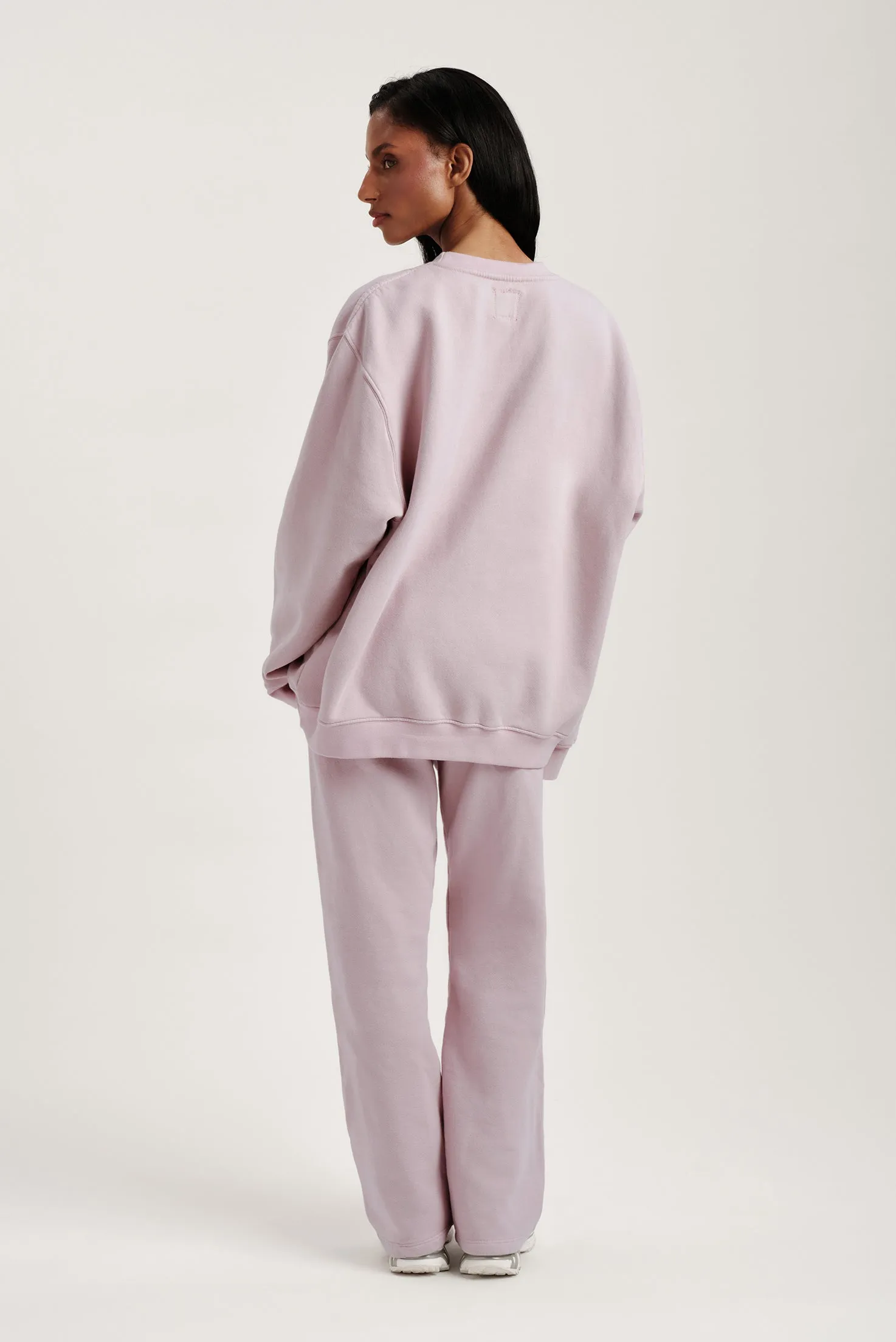 MIDWEIGHT SWEATS STAPLE STRAIGHT LEG SWEATPANTS - SONNET (PINK) sold by SETactive product image thumbnail 4