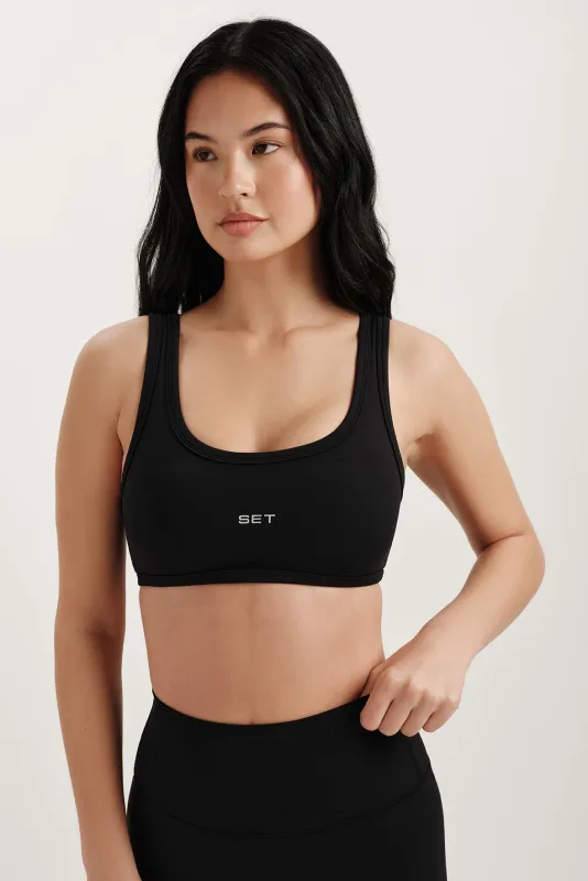 BREATHE SCOOP BRA - ONYX sold by SETactive