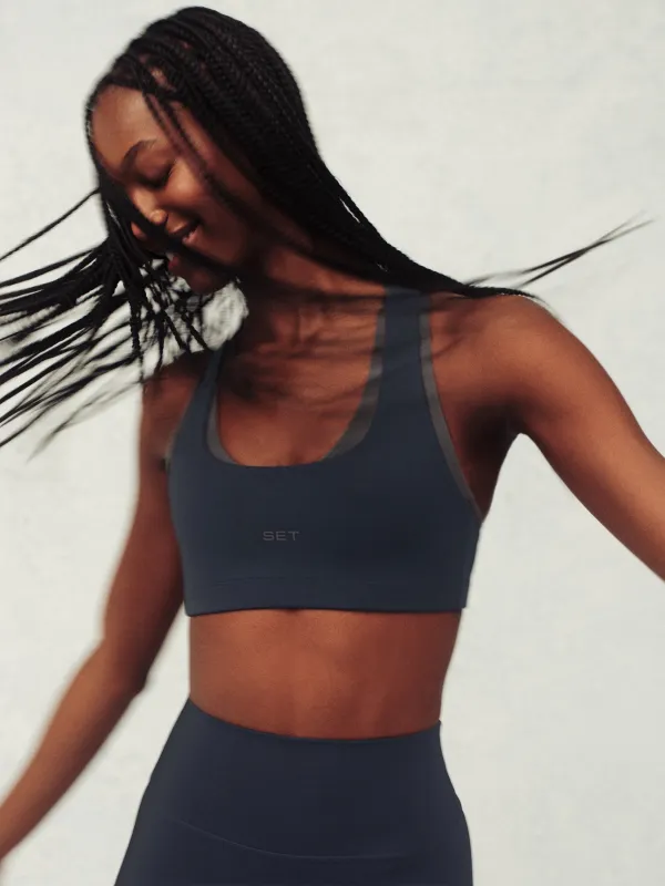 LUXFORM® LUX GYM BRA - INDIGO made by SETactive
