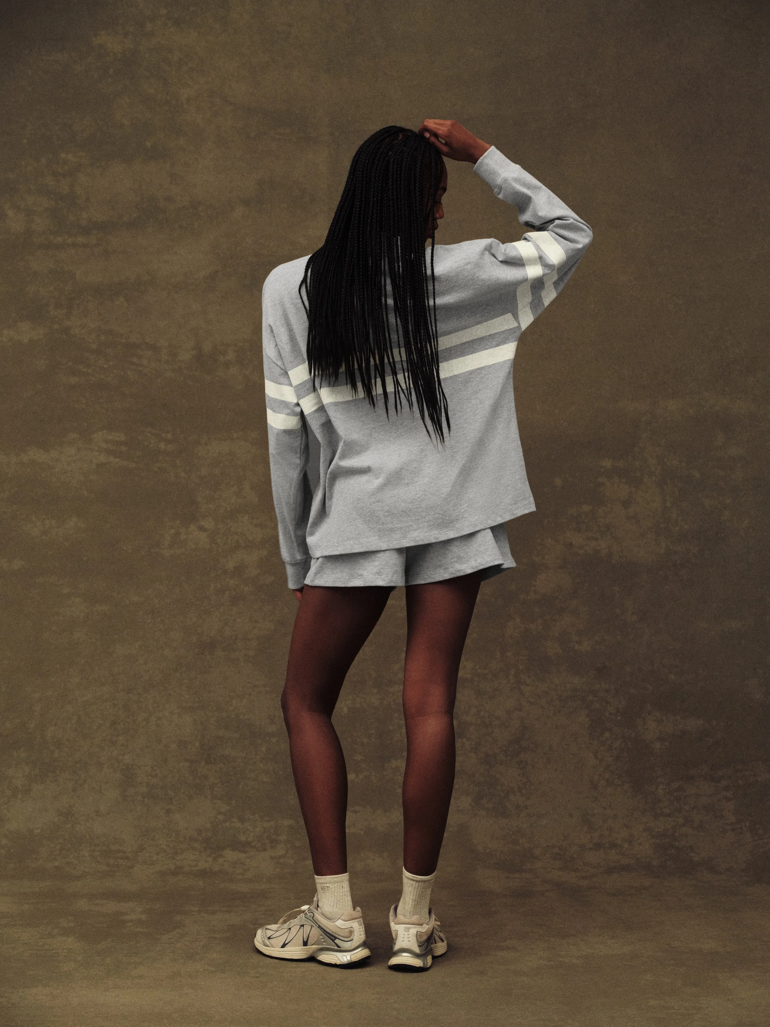 HEAVY COTTON EASY STRIPE LONG SLEEVE - WORN sold by SETactive