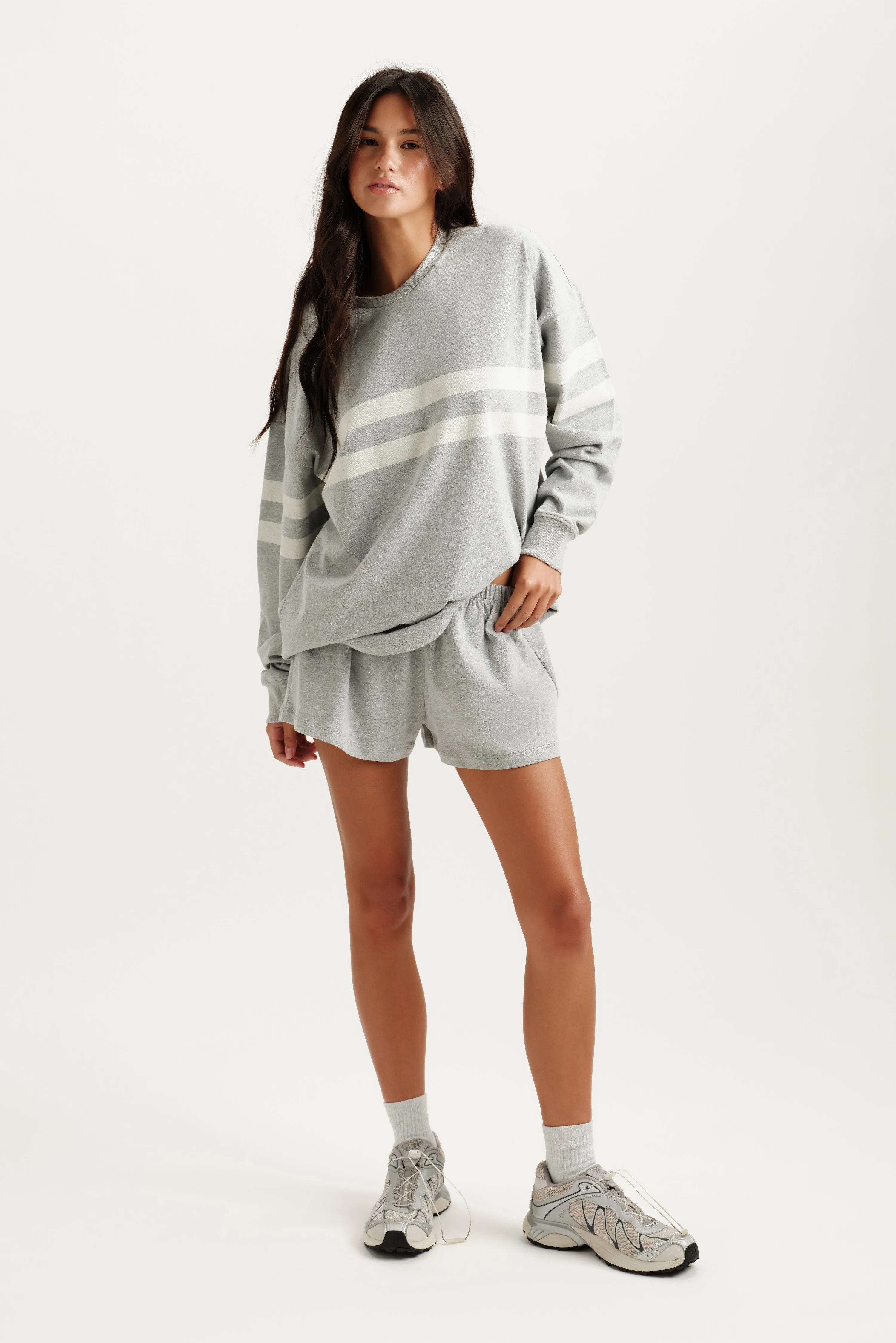 HEAVY COTTON EASY STRIPE LONG SLEEVE - WORN sold by SETactive product image thumbnail 4