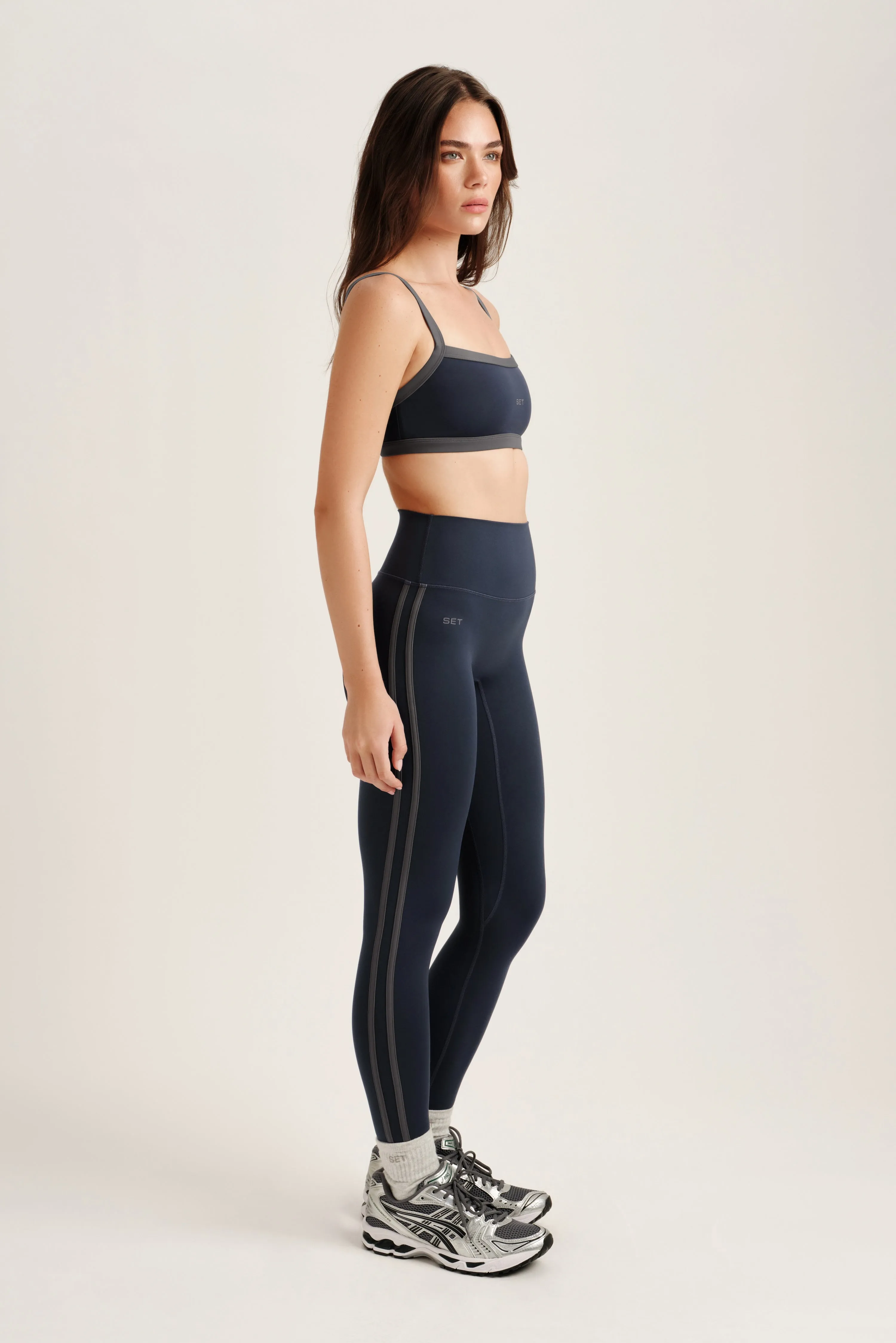 LUXFORM® LUX DUO STRIPE LEGGINGS - INDIGO sold by SETactive product image thumbnail 3
