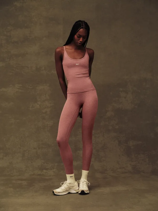 SPORTBODY® SPORTY HIGH-RISE LEGGINGS - SEPIA made by SETactive