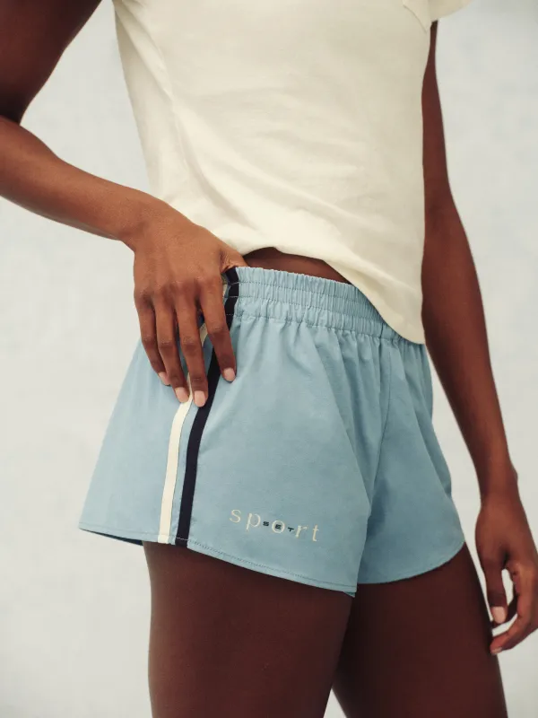 NYLON TRACK SHORTS - WASHED made by SETactive