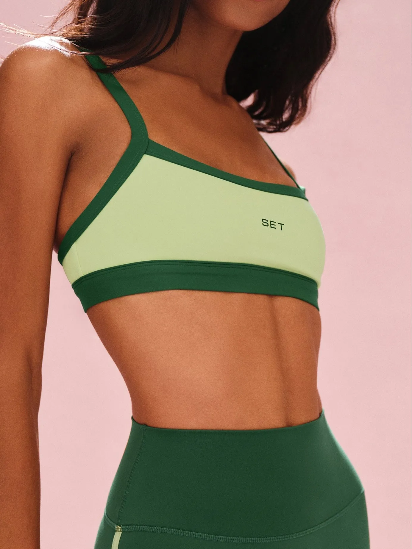 SPORTBODY® SPORTY SCOOP BRA - LAWN sold by SETactive product image thumbnail 5