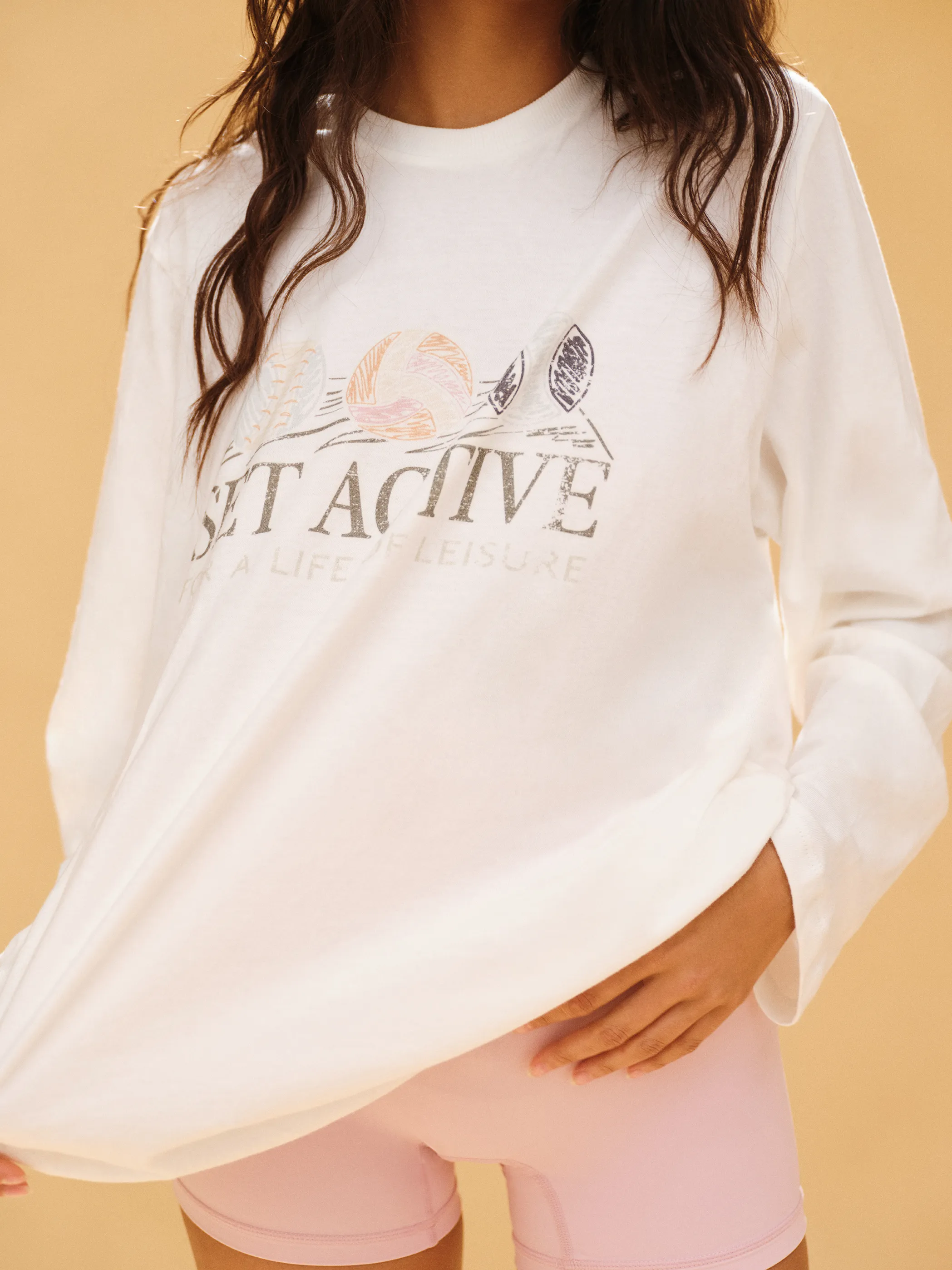 CLASSIC COTTON DAILY CLUB SET LONG SLEEVE - BLANC sold by SETactive product image thumbnail 4