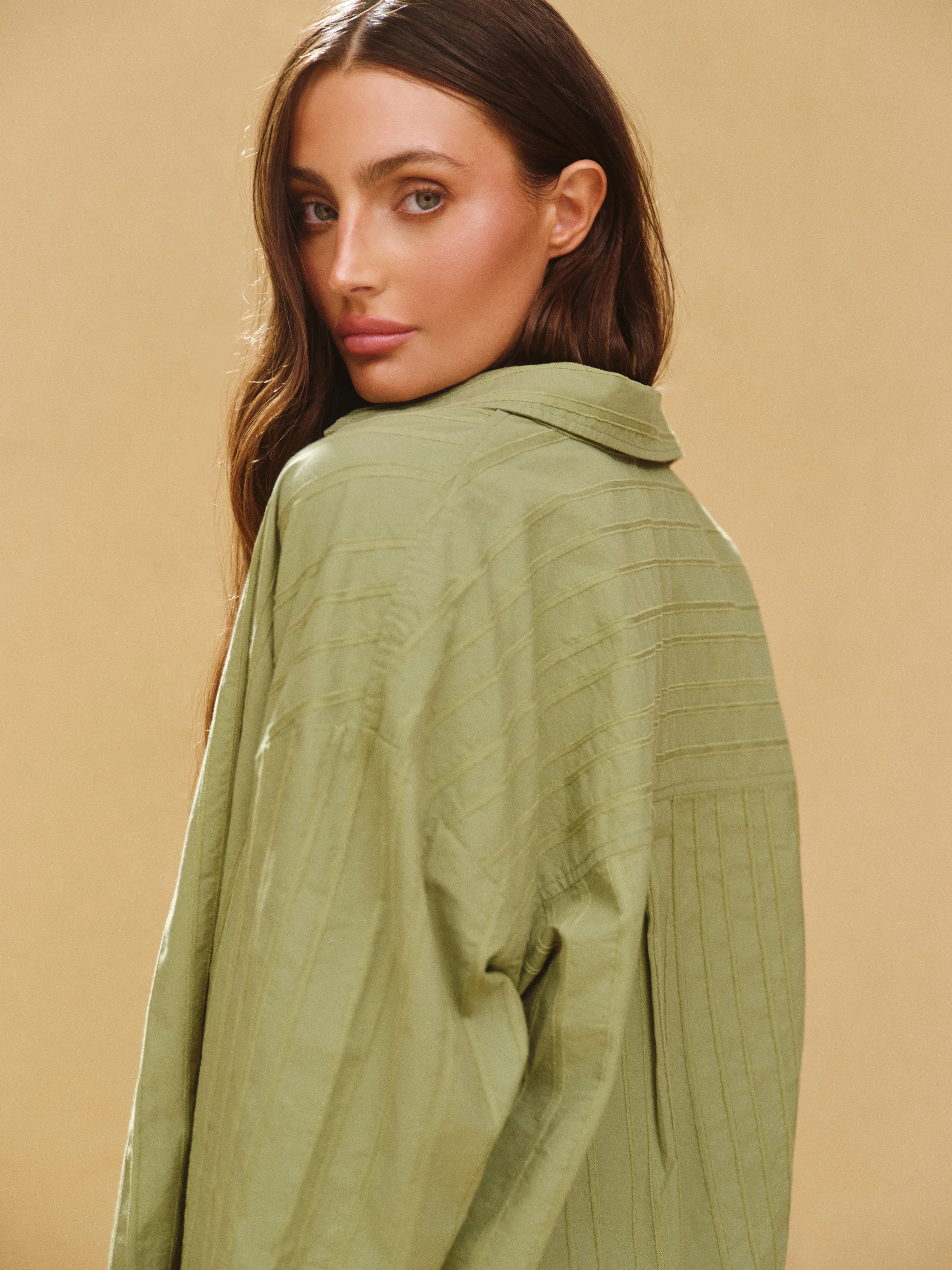 STRIPED JACQUARD LINE BUTTON DOWN - PIÑA sold by SETactive product image thumbnail 5