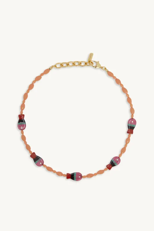 SET x LOGAN TAY FISH BEAD NECKLACE - TROPICS made by SETactive