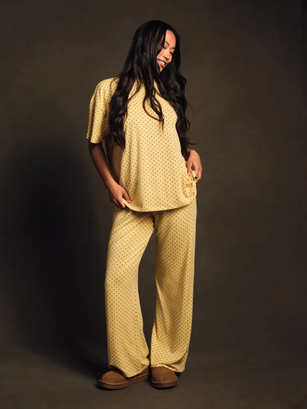 SLEEP JERSEY COMFORT POLKA DOT SLEEP PANTS - SPARKLER made by SETactive