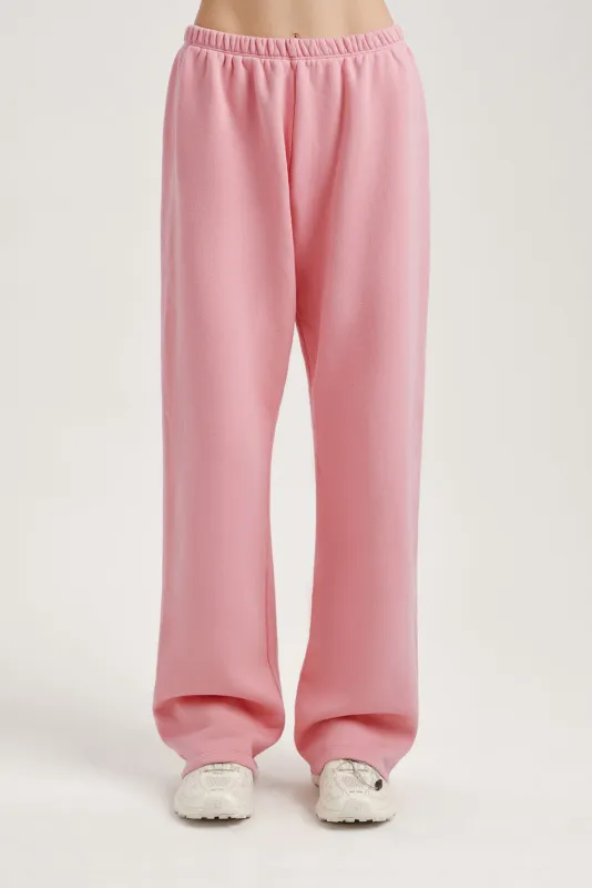 MIDWEIGHT SWEATS STAPLE STRAIGHT LEG SWEATPANTS - INVERSE ROSEBUD made by SETactive