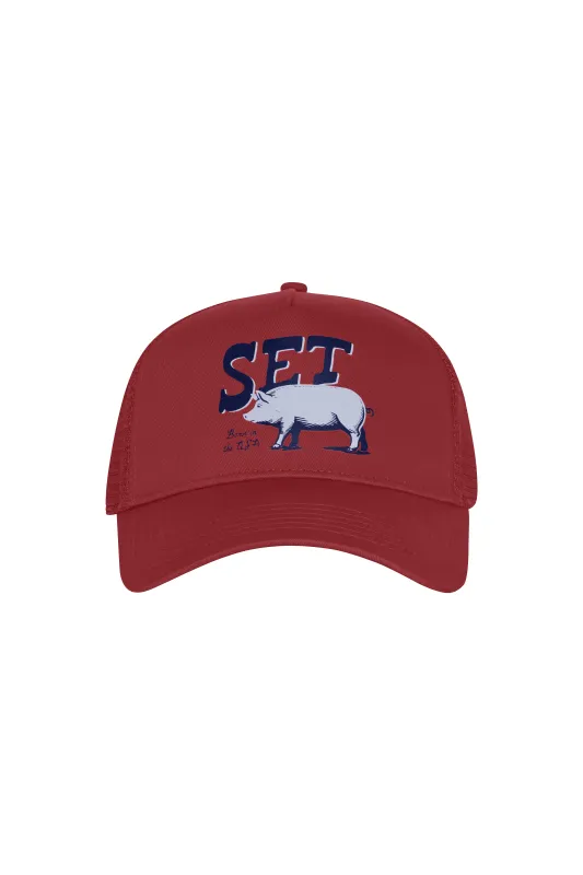 SET STATE FAIR TRUCKER HAT - RIBBON made by SETactive