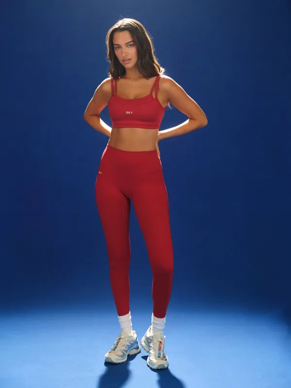 FORMCLOUD® CLOUD DUO STRIPE LEGGINGS - RIBBON made by SETactive