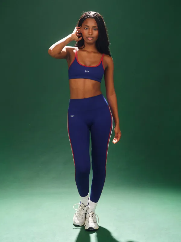 FORMCLOUD® CLOUD DUO STRIPE LEGGINGS - FIREWORK made by SETactive