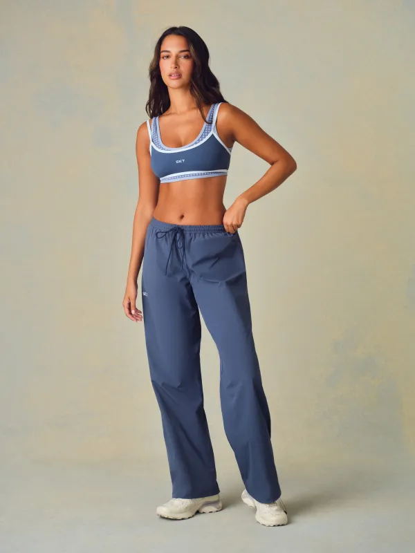 NYLON TRACK STRAIGHT LEG PANTS - HAMMOCK made by SETactive
