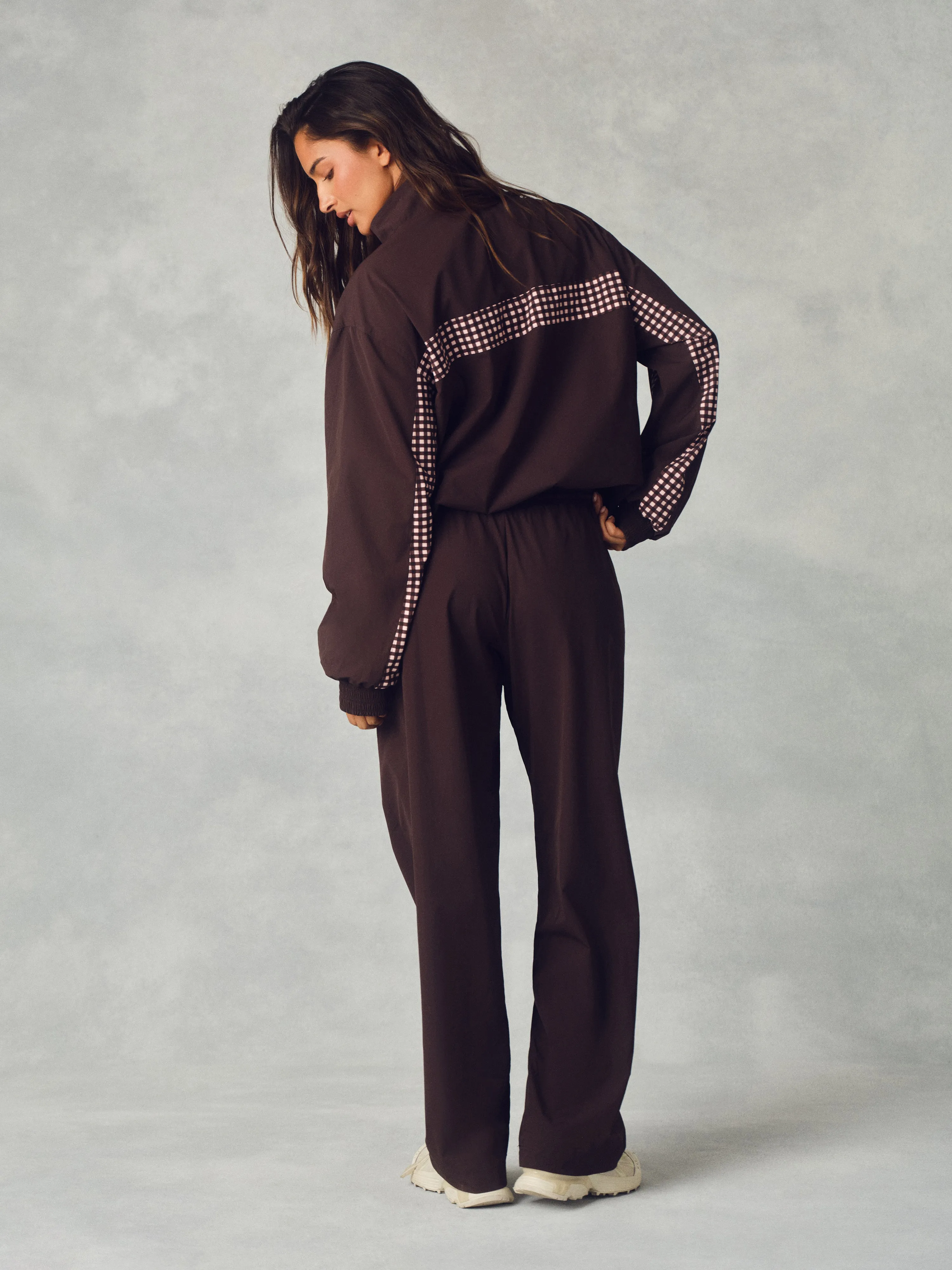 NYLON TRACK STRAIGHT LEG PANTS - DRIFTWOOD sold by SETactive product image thumbnail 3