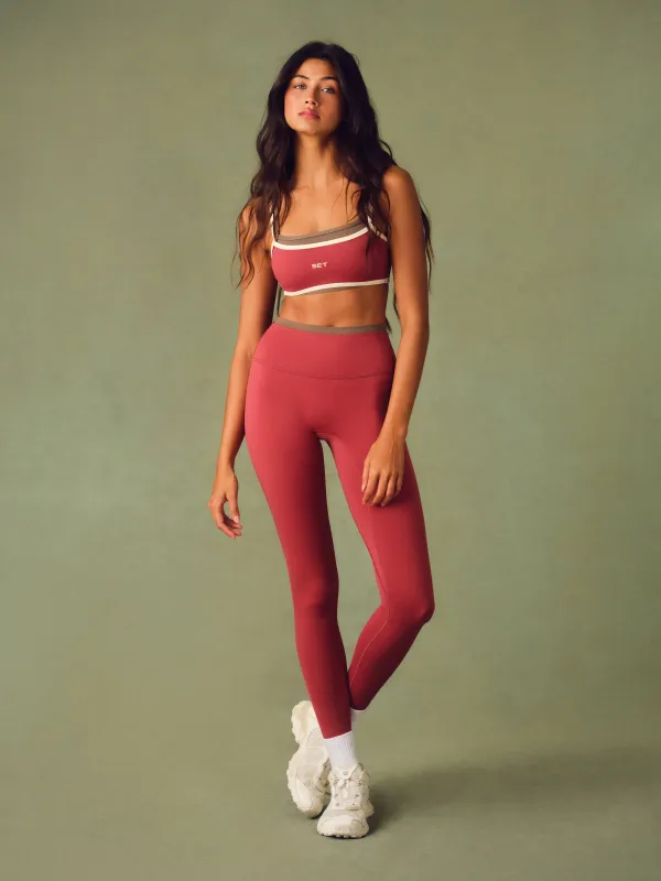 SPORTBODY® SPORTY CONTROL LEGGINGS - SWEET TEA made by SETactive