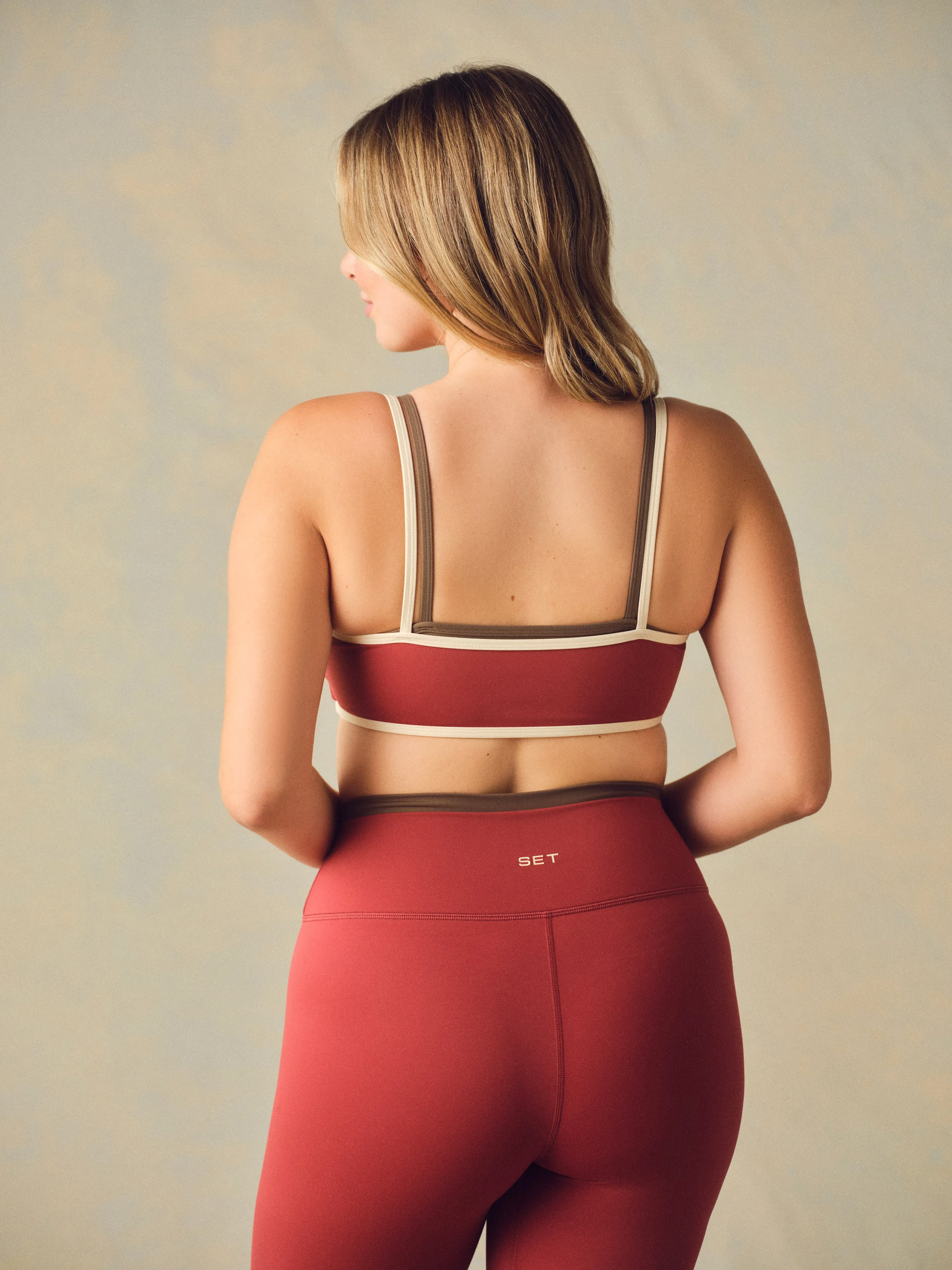 SPORTBODY® SPORTY STRAP BRA - SWEET TEA sold by SETactive product image thumbnail 3