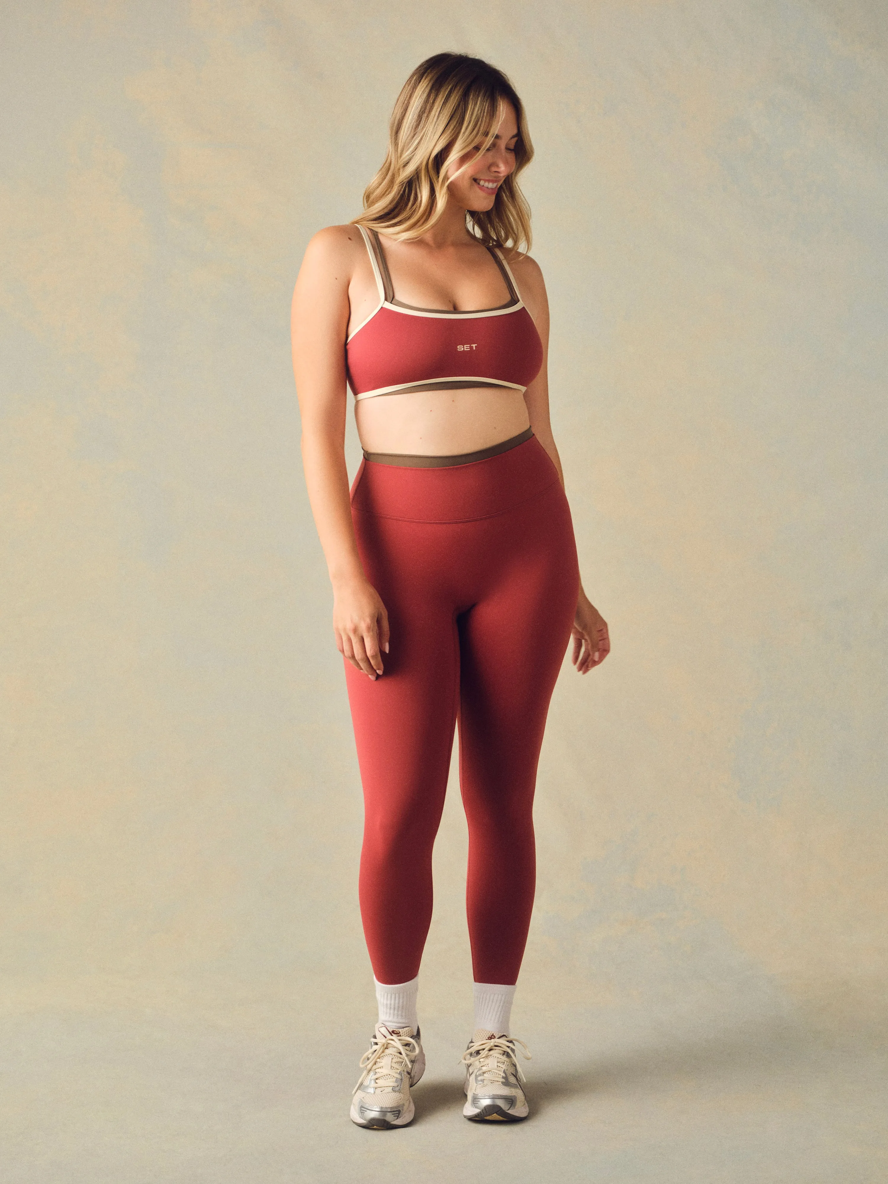 SPORTBODY® SPORTY STRAP BRA - SWEET TEA sold by SETactive product image thumbnail 4