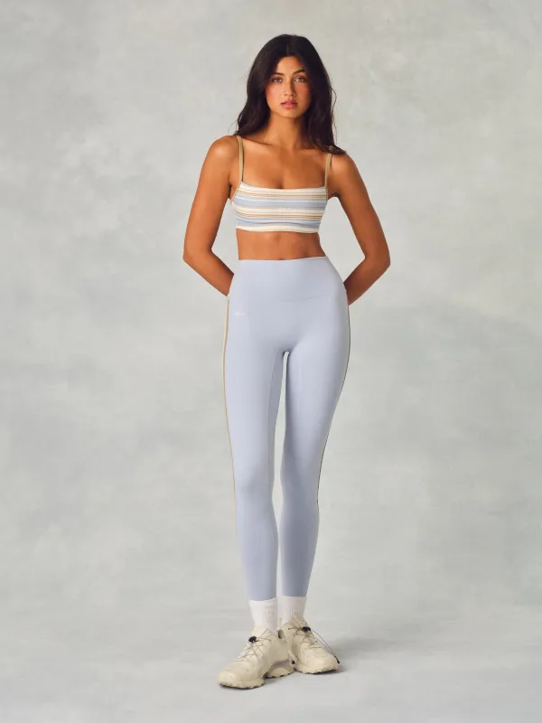 FORMCLOUD® CLOUD DUO STRIPE LEGGINGS - PALMETTO made by SETactive