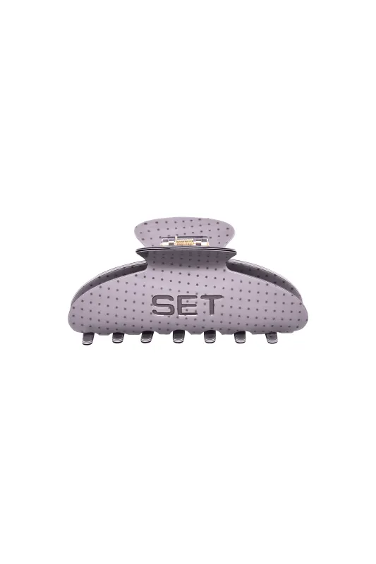SET POLKA DOT CLAW CLIP - DOT (LIGHT PURPLE) made by SETactive