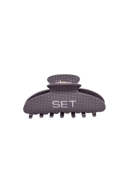 SET POLKA DOT CLAW CLIP - DOT (DARK PURPLE) made by SETactive