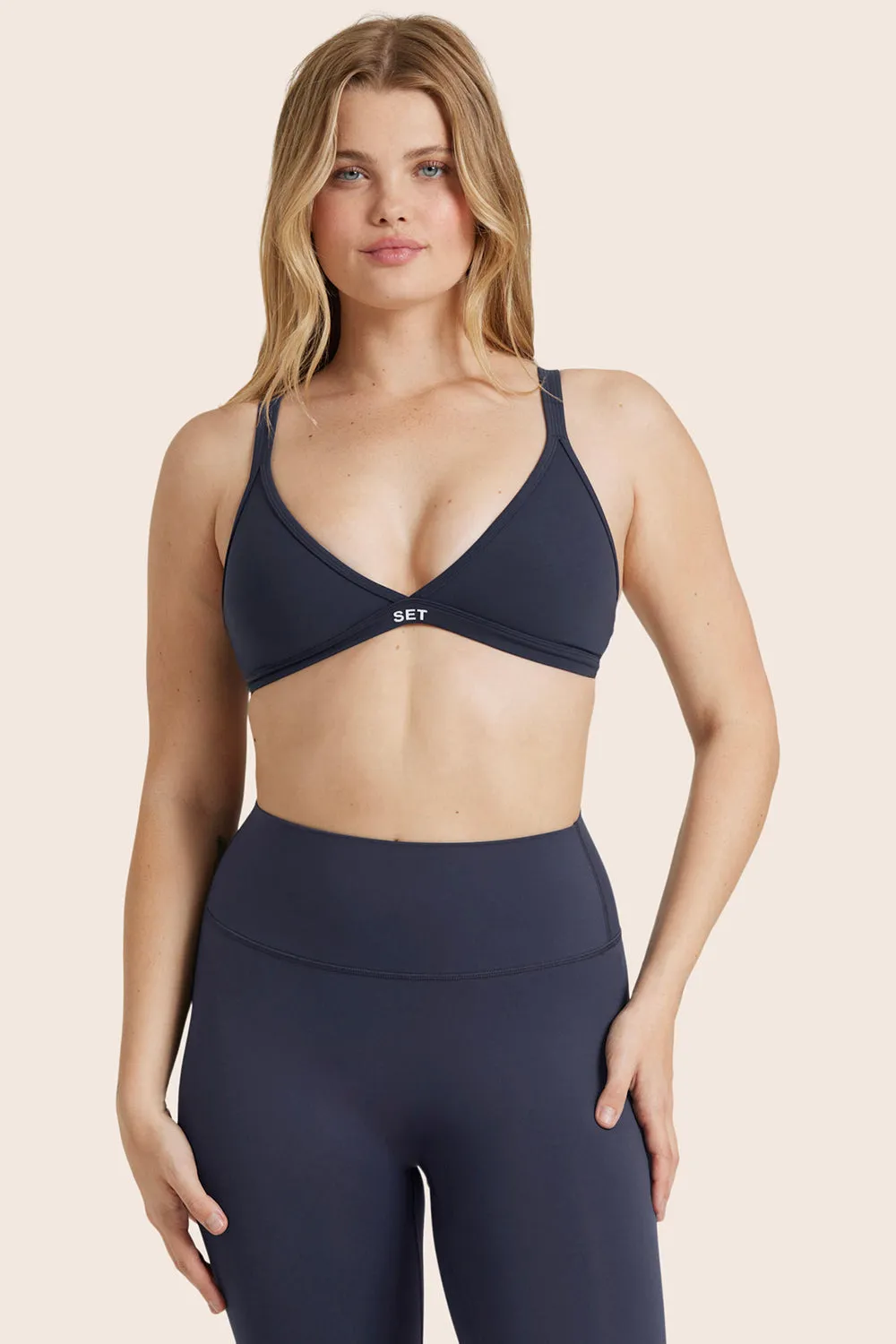 BREATHE TRIANGLE BRA - SPADES sold by SETactive product image thumbnail 3