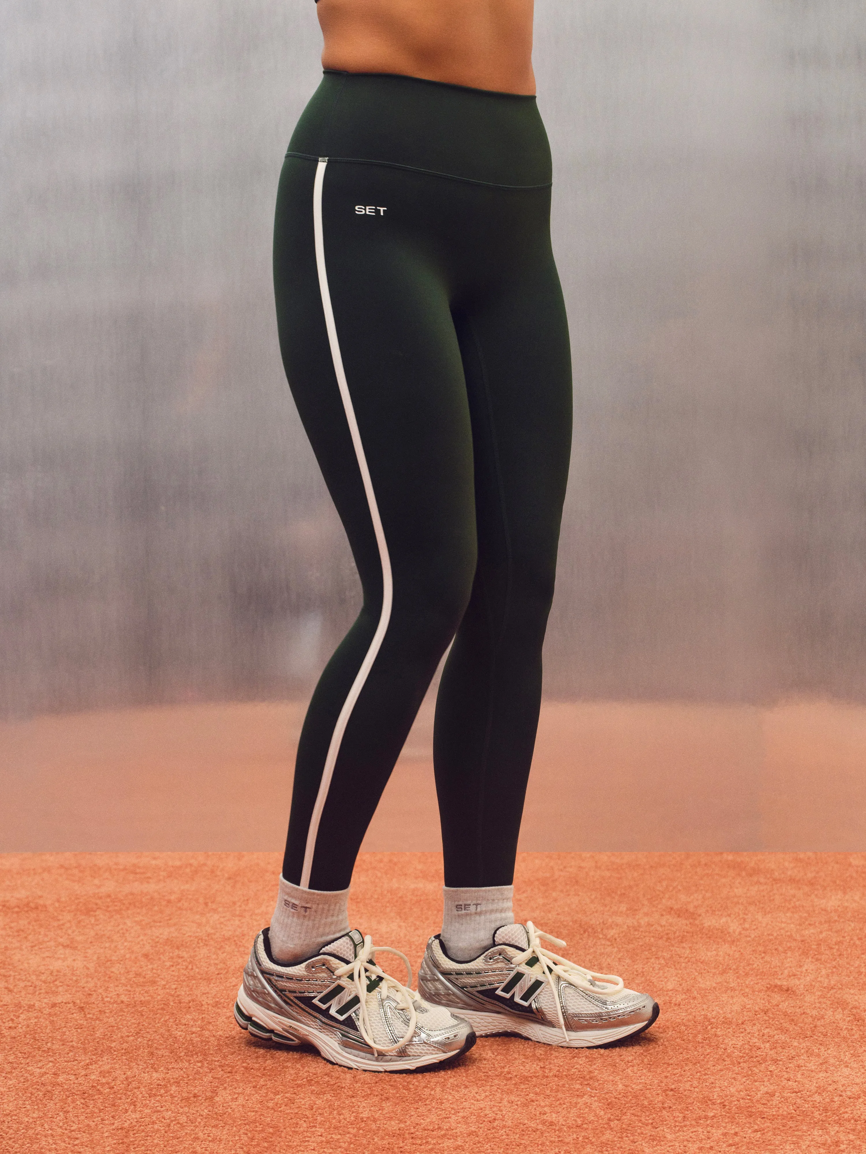 LUXFORM® LUX STRIPE LEGGINGS - COURTSIDE sold by SETactive product image thumbnail 2