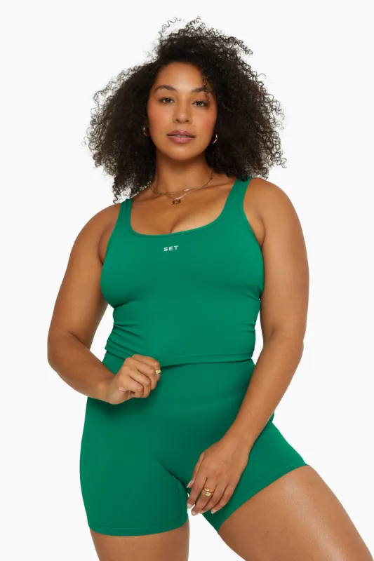 SPORTBODY® DOUBLE SCOOP TANK BRA - PALM sold by SETactive