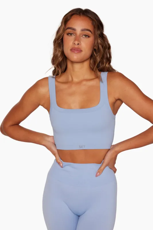 SCULPTFLEX® BOX TANK BRA - BLUE LAGOON sold by SETactive