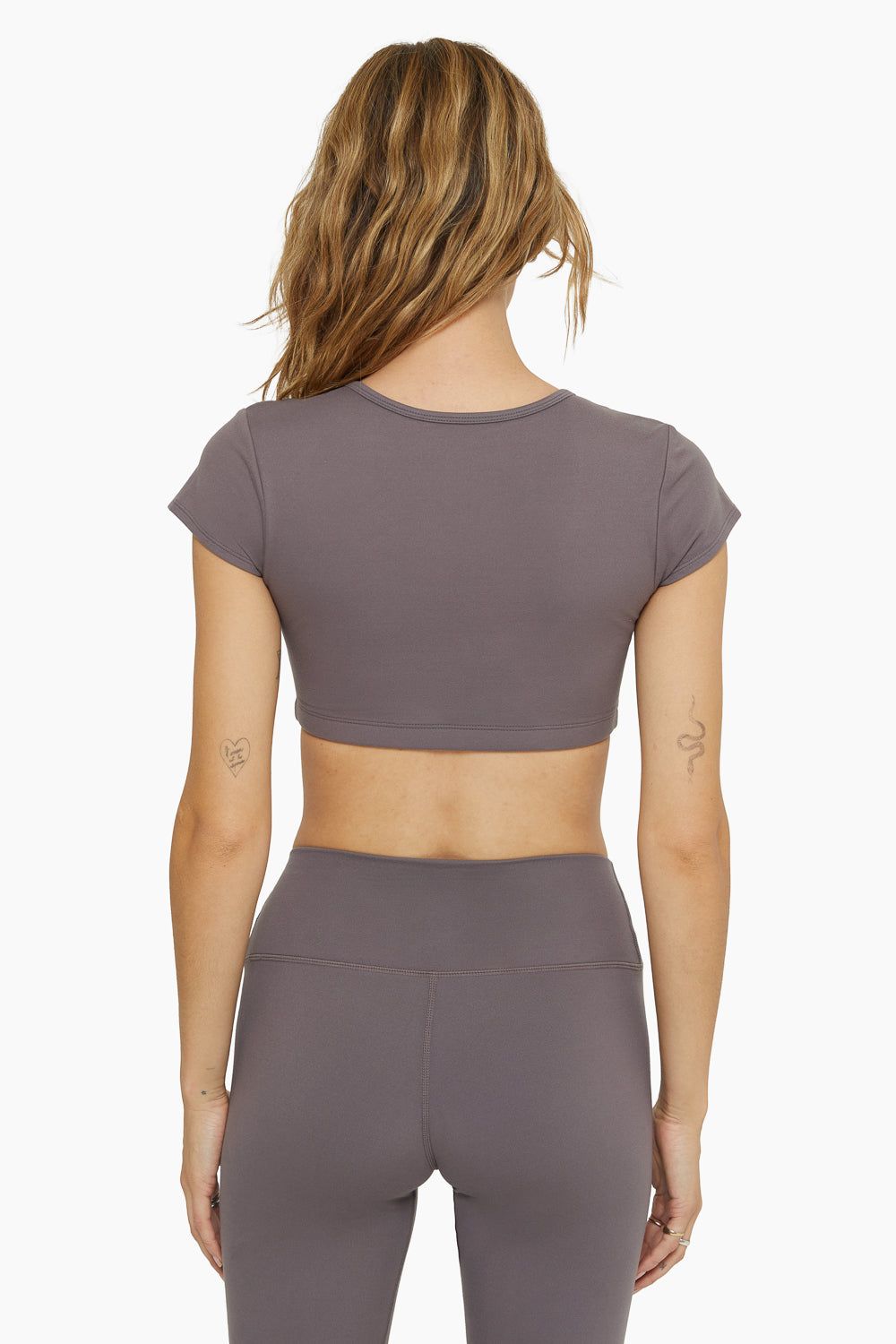 FORMCLOUD™ CAP SLEEVE SCOOP BRA - SMOKE sold by SETactive product image thumbnail 2