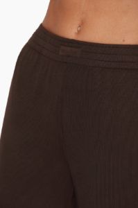 RIBBED WIDE LEG PANTS - ESPRESSO sold by SETactive