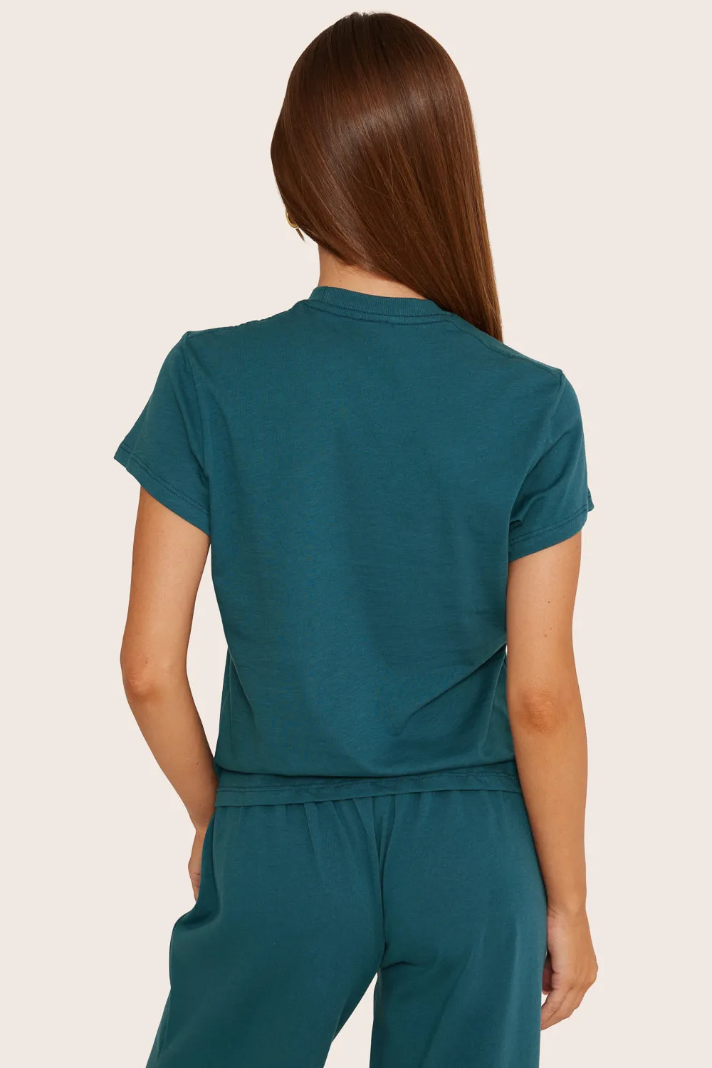 CLASSIC COTTON MID TEE - AGAVE sold by SETactive product image thumbnail 2