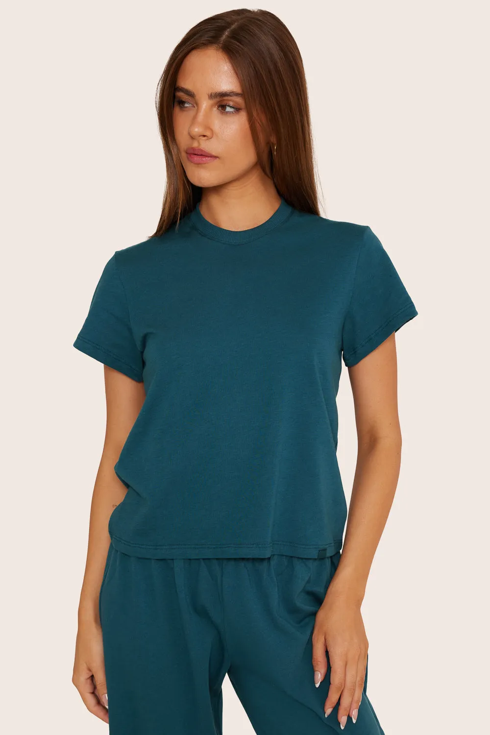 CLASSIC COTTON MID TEE - AGAVE sold by SETactive