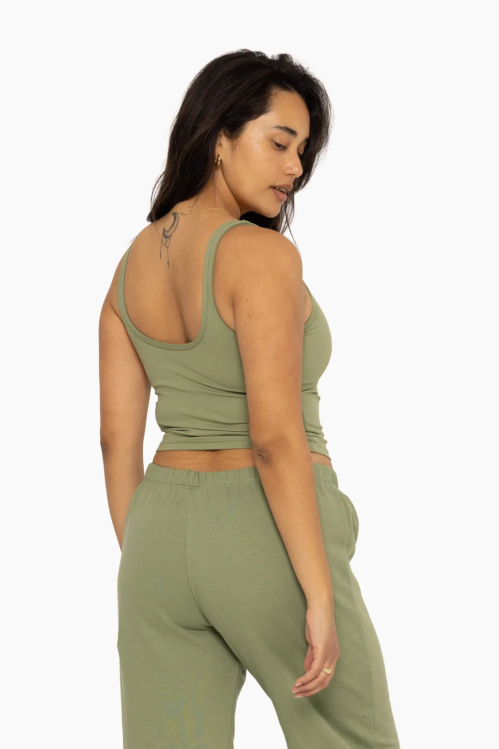 SPORTBODY® DOUBLE SCOOP TANK BRA - PISTACHIO sold by SETactive product image thumbnail 5