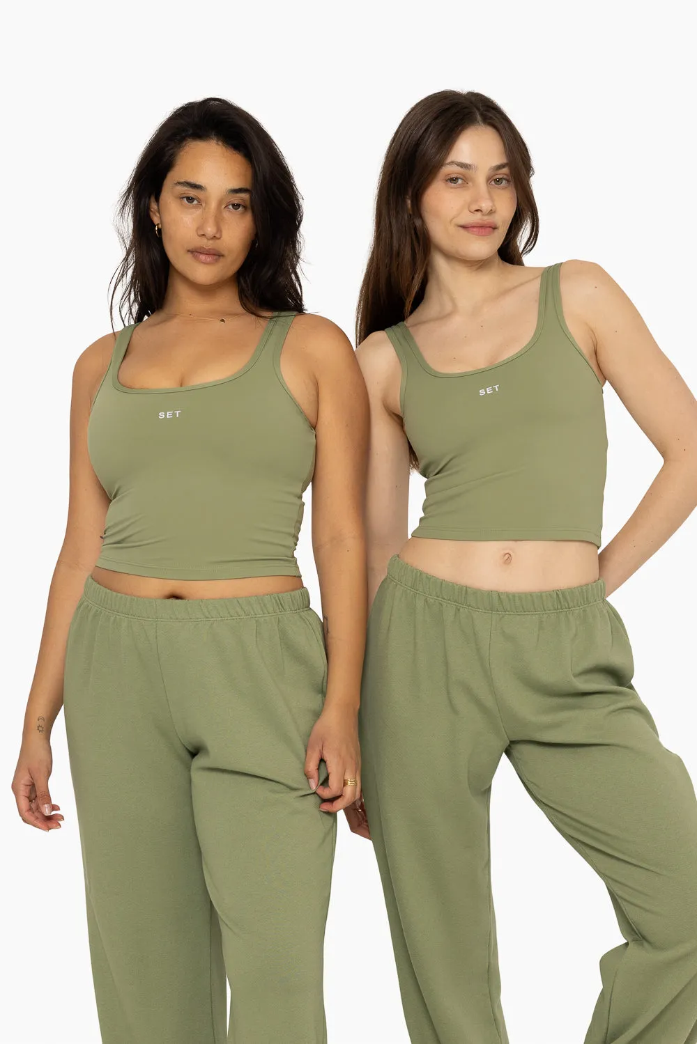 SPORTBODY® DOUBLE SCOOP TANK BRA - PISTACHIO sold by SETactive product image thumbnail 3