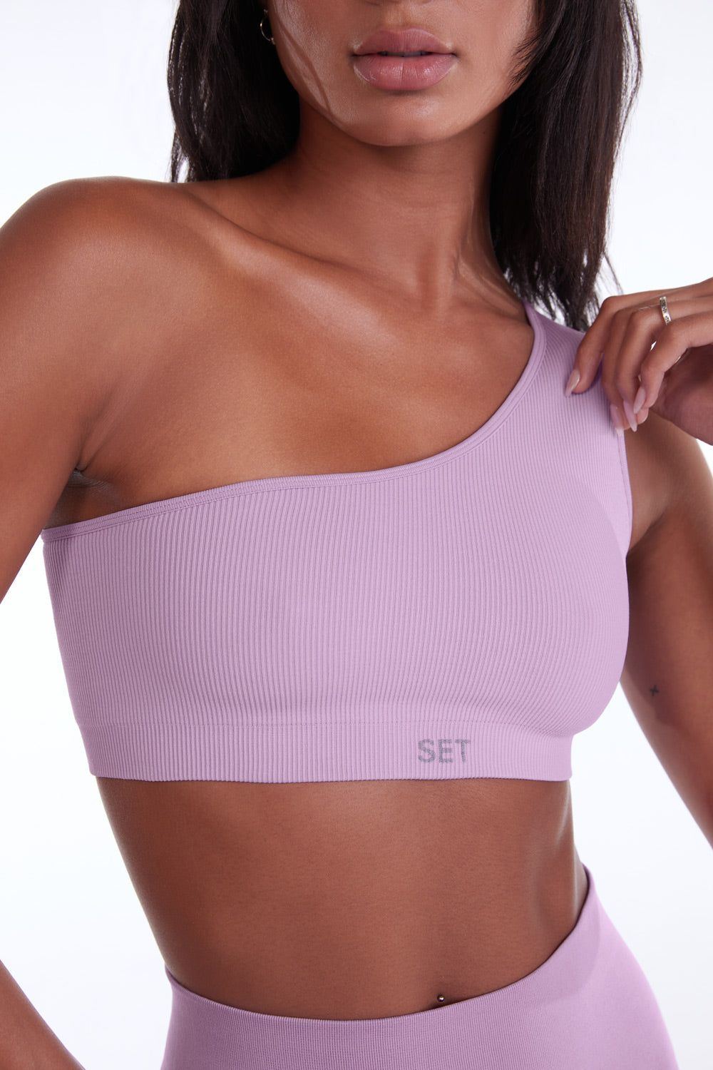 SCULPTFLEX® RIBBED ONE SHOULDER BRA - GLITZ sold by SETactive product image thumbnail 2