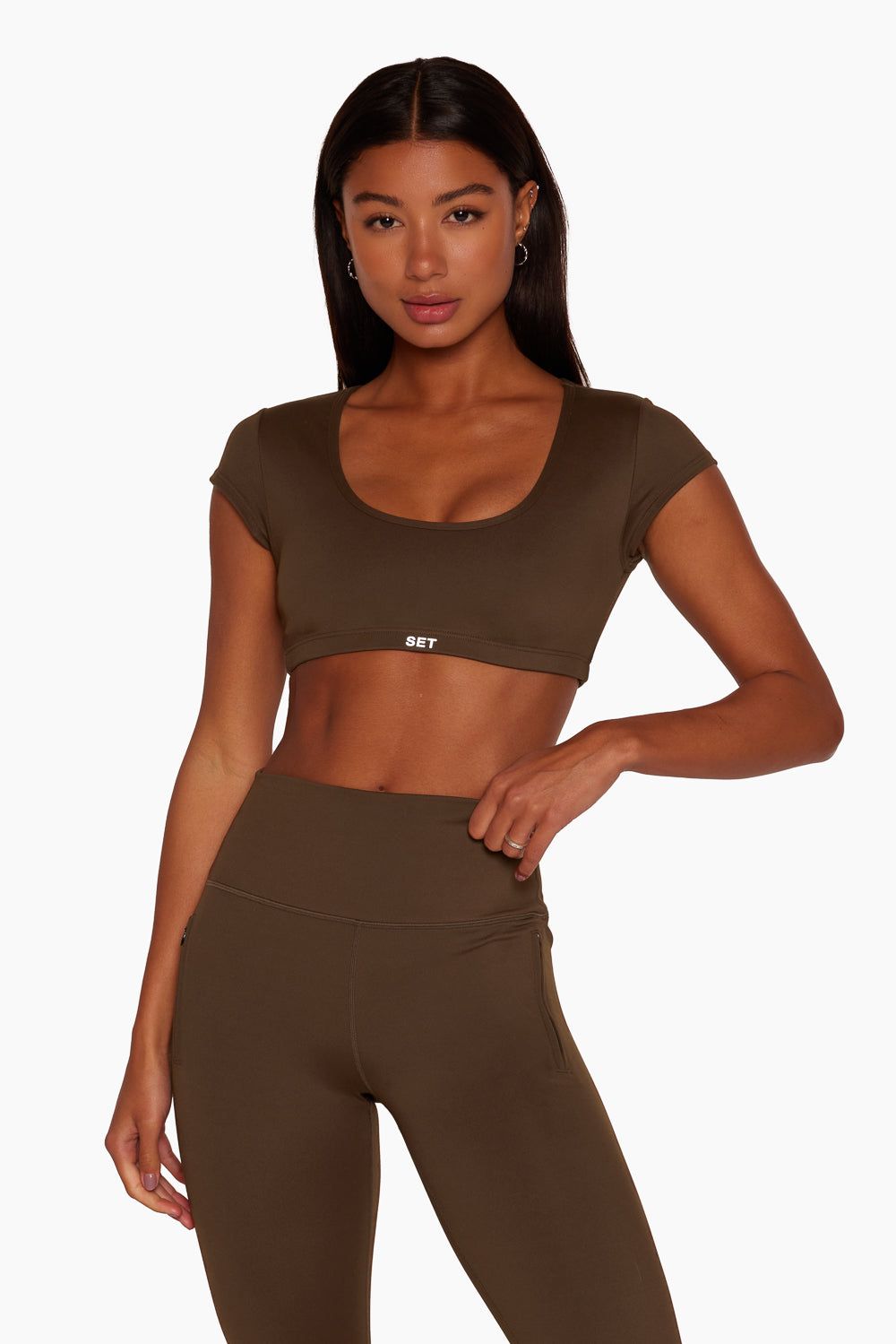 LUXFORM® CAP SLEEVE SCOOP BRA - CAPPUCCINO sold by SETactive product image thumbnail 2
