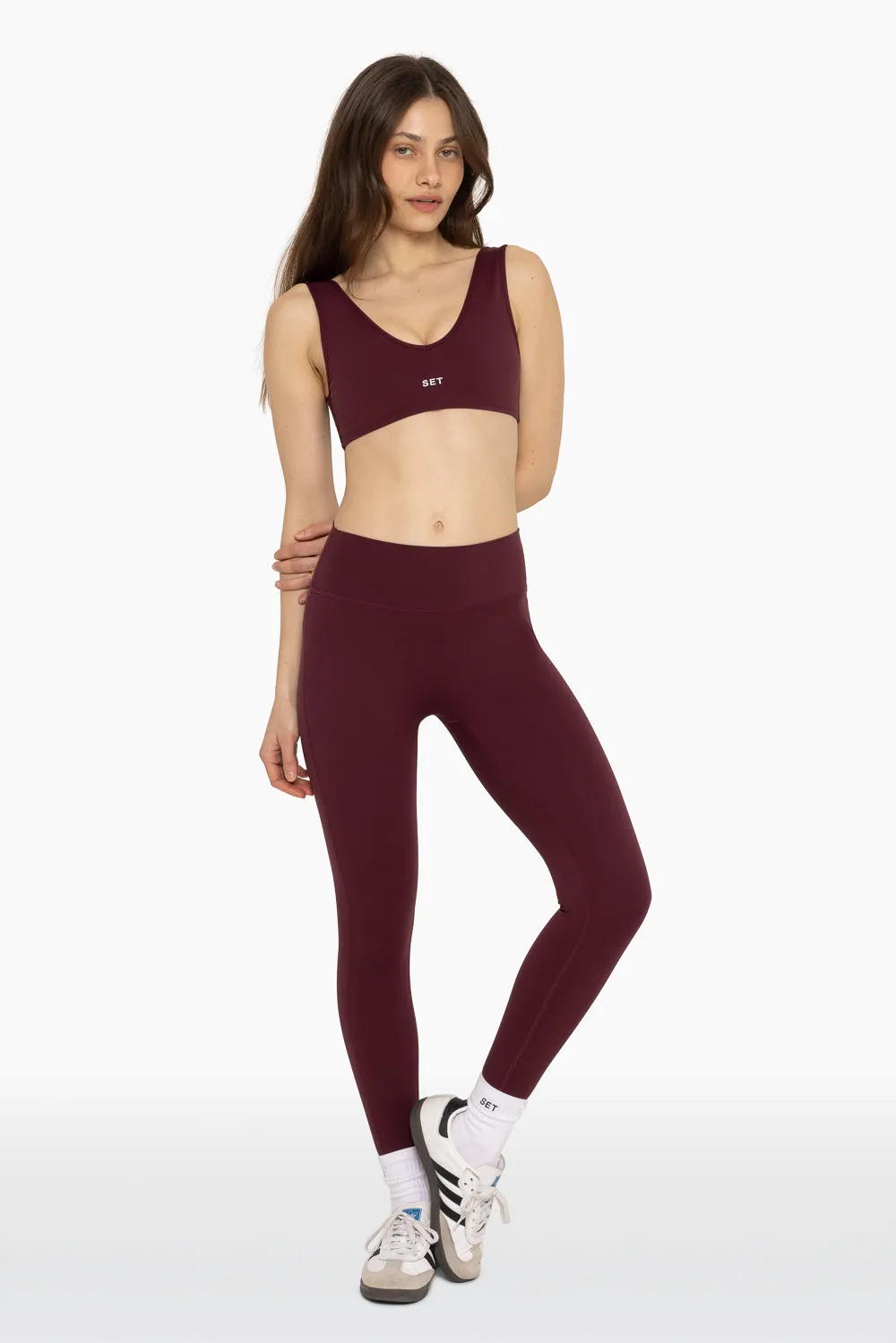 SPORTBODY® LEGGINGS 1.0 - REDWOOD sold by SETactive product image thumbnail 2
