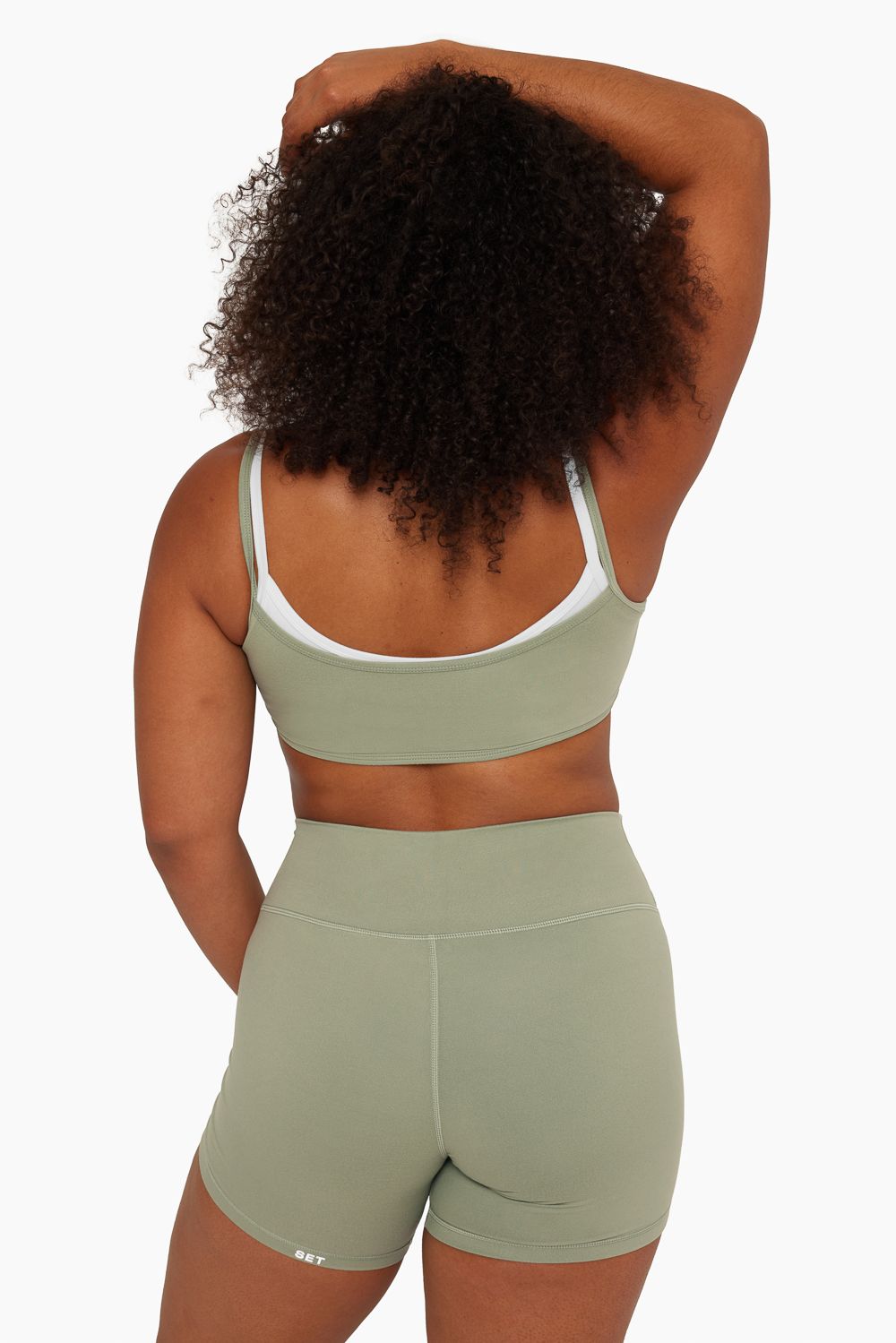 FORMCLOUD™ DOUBLE SCOOP BRA - MOSS sold by SETactive product image thumbnail 2