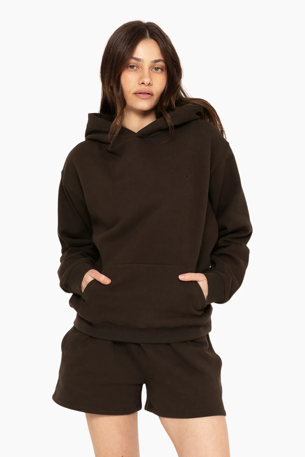 HEAVYWEIGHT SWEATS HOODIE - ESPRESSO sold by SETactive
