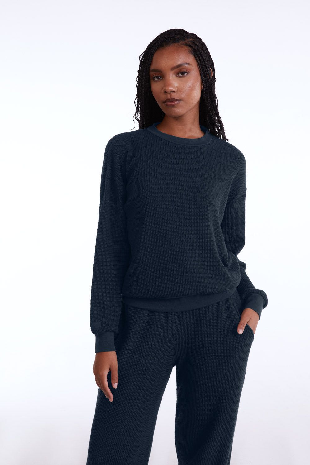 LOUNGE CREWNECK - OXFORD sold by SETactive