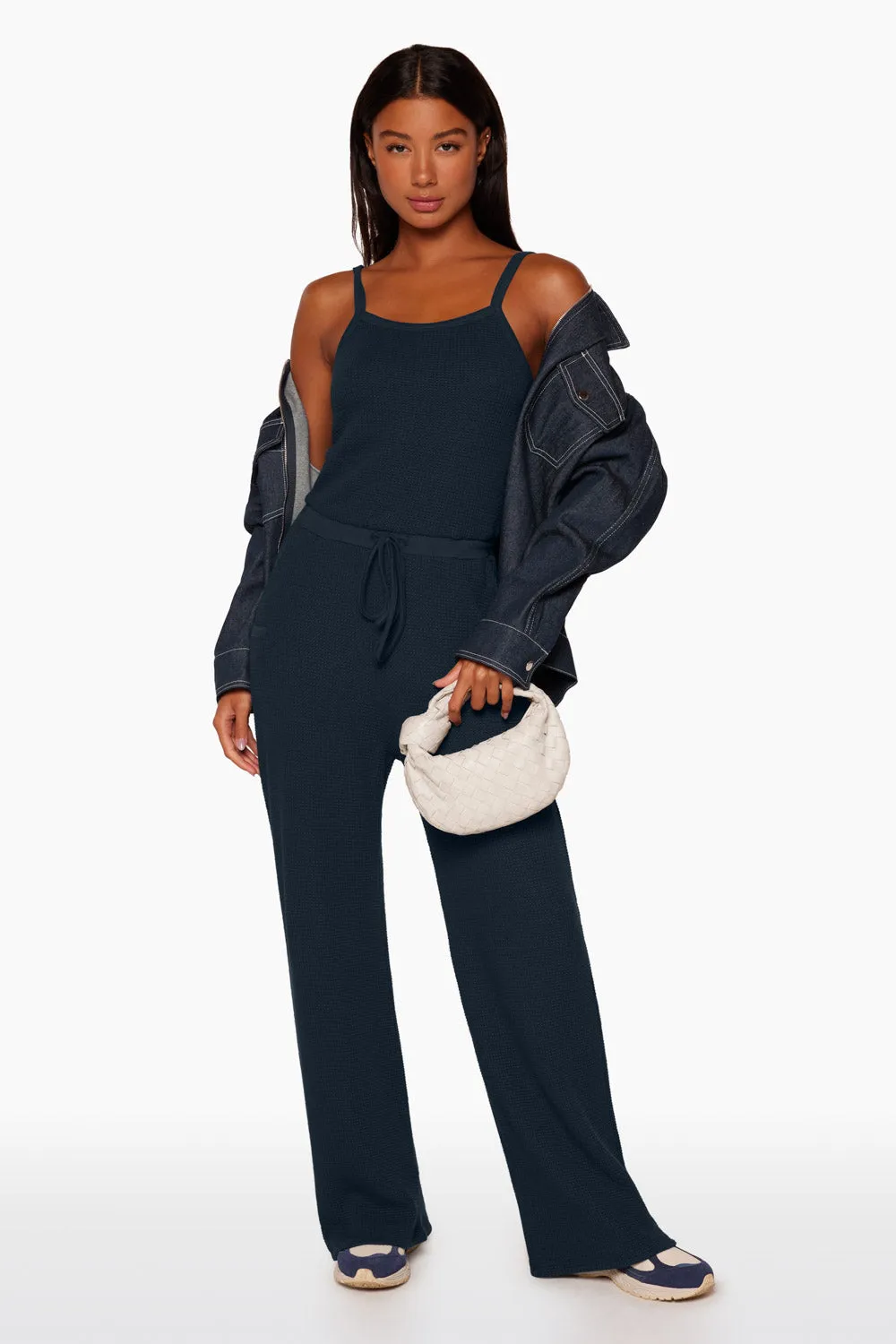 LOUNGE CAMI JUMPSUIT - OXFORD sold by SETactive product image thumbnail 3