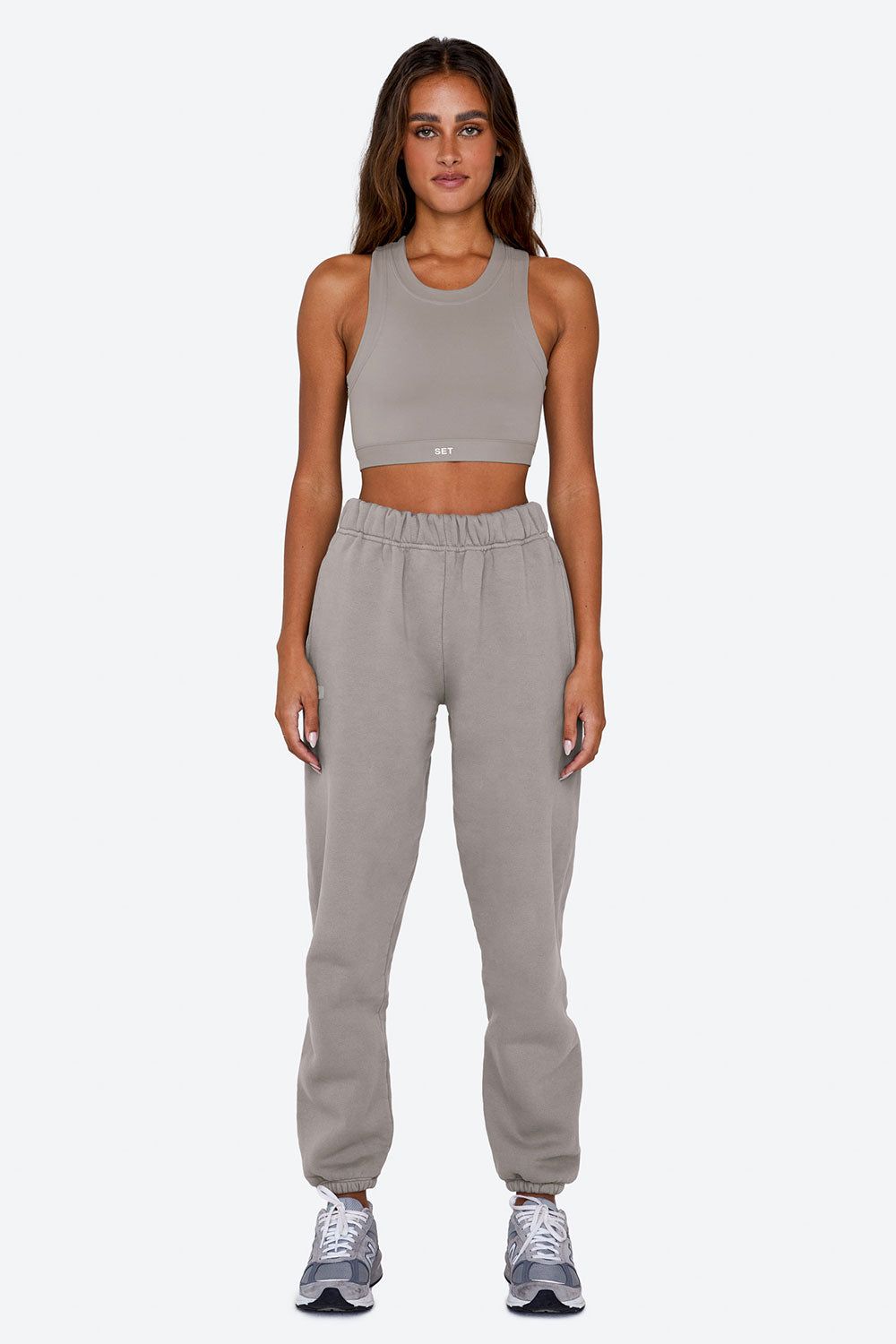 SWEATPANTS - STONE sold by SETactive
