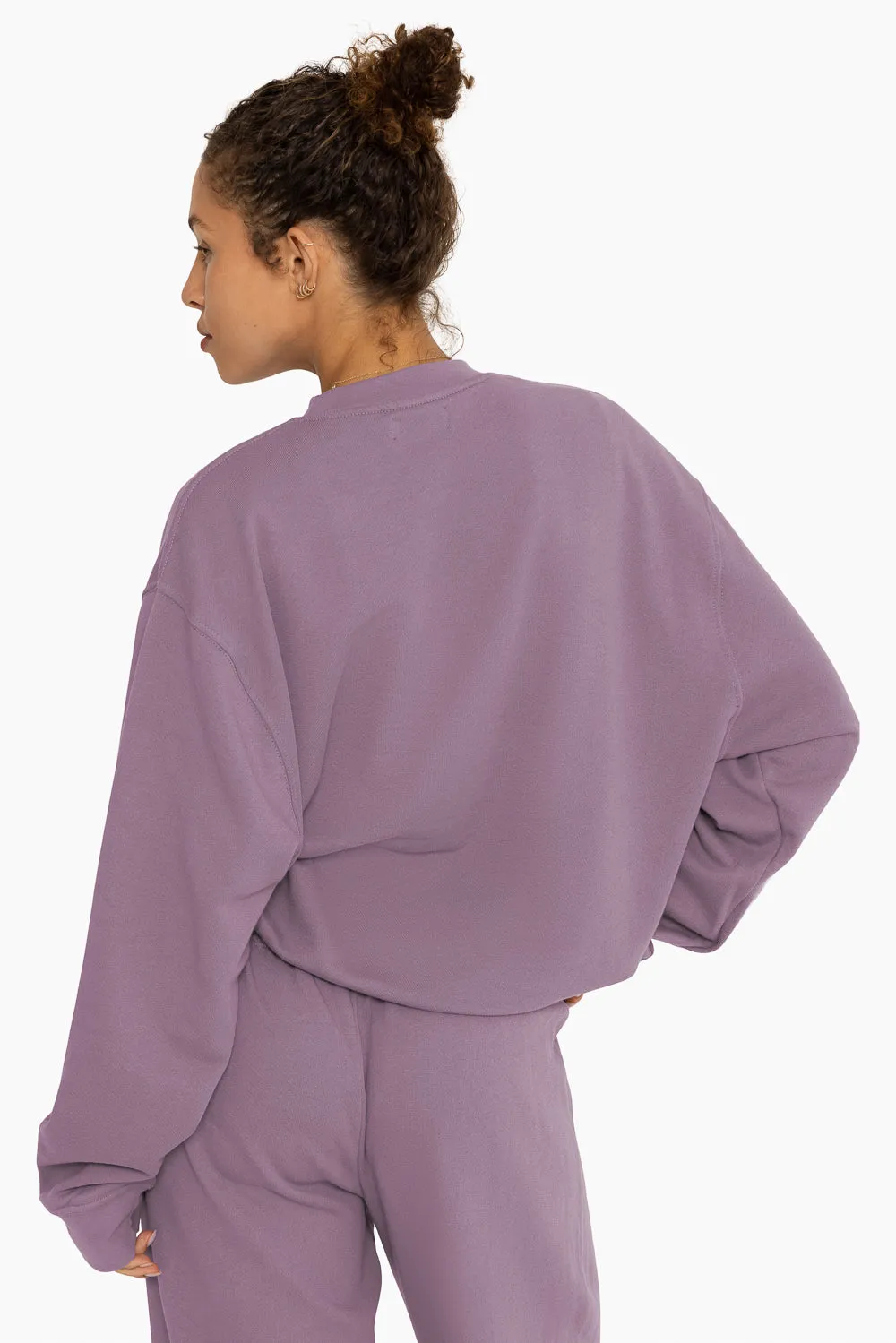 LIGHTWEIGHT SWEATS CLASSIC CREWNECK - NIGHTFALL sold by SETactive product image thumbnail 2