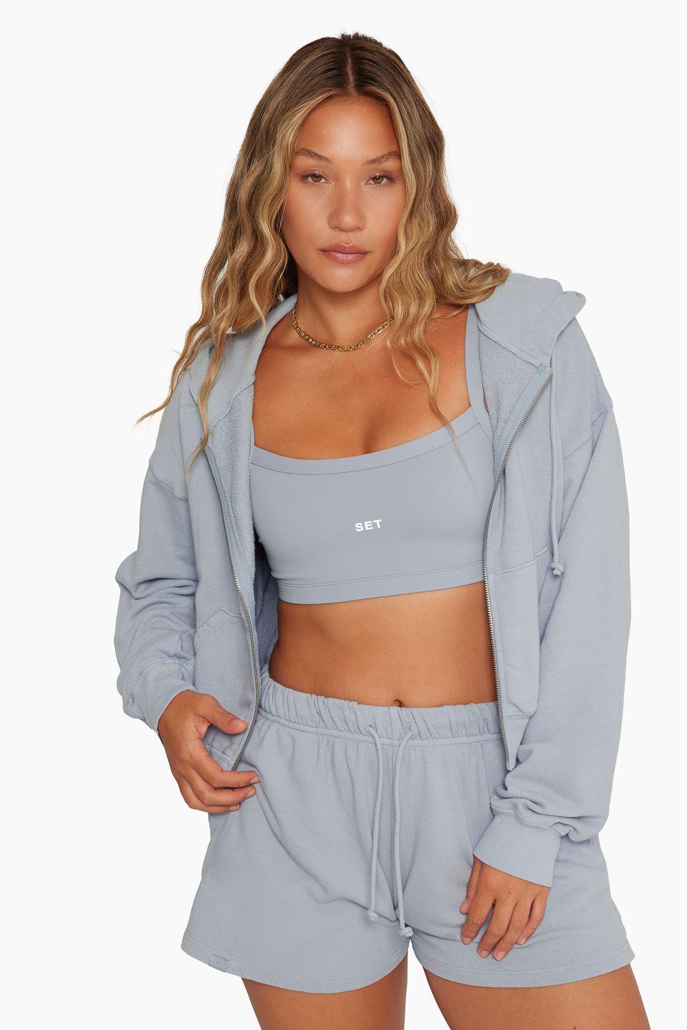 LIGHTWEIGHT ZIP UP - MYSTIC sold by SETactive product image thumbnail 2