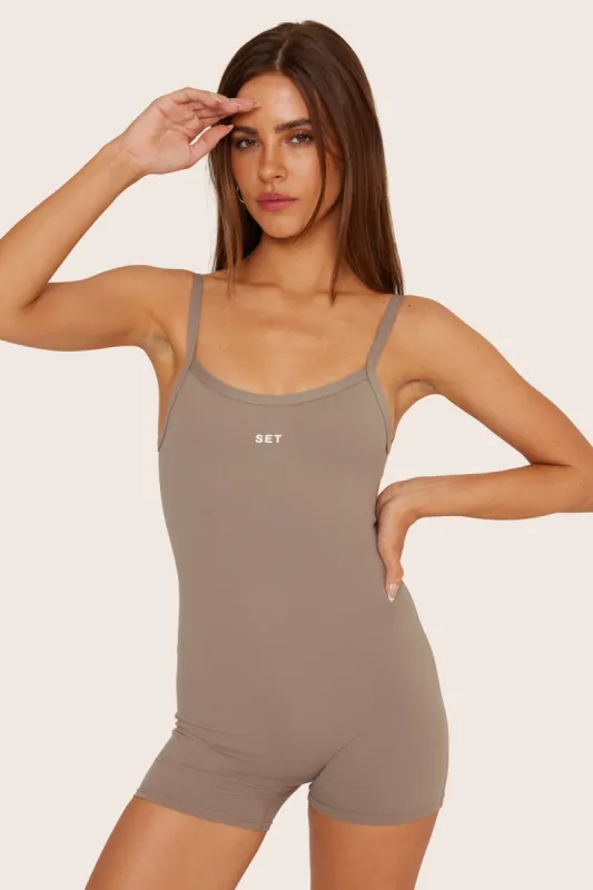 SPORTBODY® SCOOP SHORTYSUIT - STONE sold by SETactive